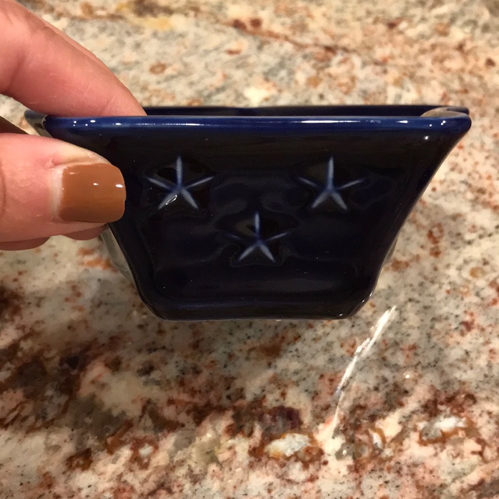 Longaberger star dip dish